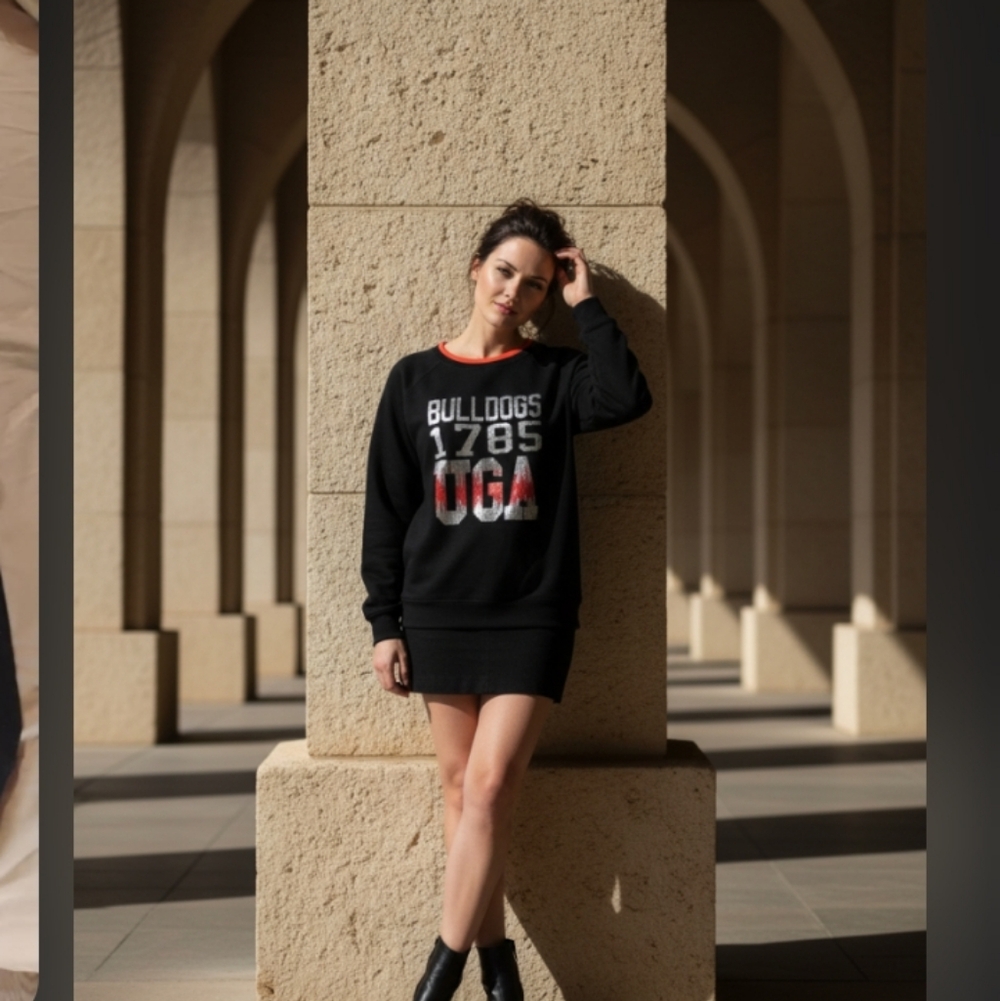 Classic Black Bulldogs 1785 UGA Sweater